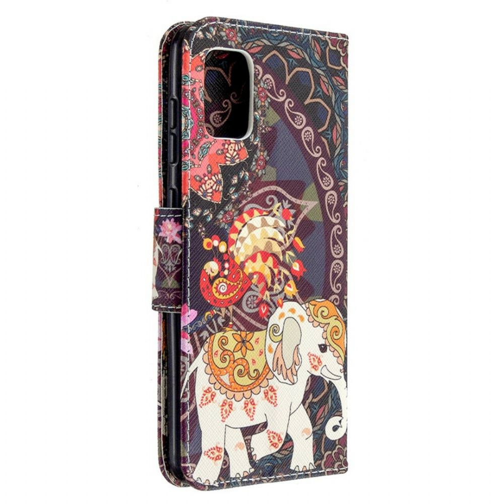 Folio-hoesje voor Samsung Galaxy A31 Indische Olifant