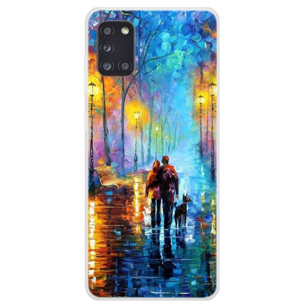 Hoesje voor Samsung Galaxy A31 Familiewandeling