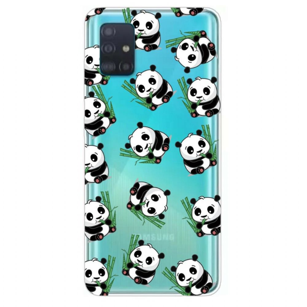 Hoesje voor Samsung Galaxy A31 Kleine Panda's