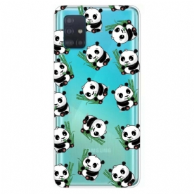 Hoesje voor Samsung Galaxy A31 Kleine Panda's