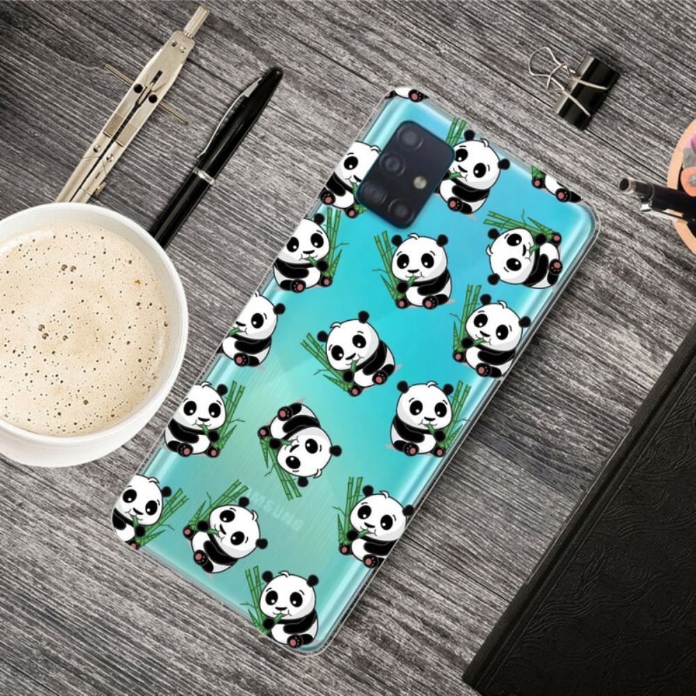 Hoesje voor Samsung Galaxy A31 Kleine Panda's