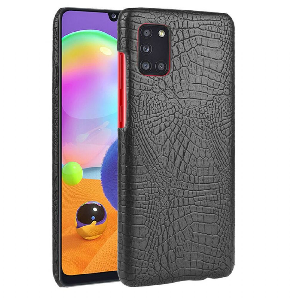 Hoesje voor Samsung Galaxy A31 Krokodillenleereffect