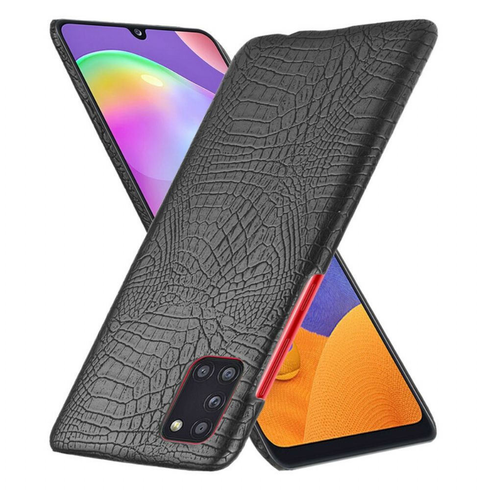 Hoesje voor Samsung Galaxy A31 Krokodillenleereffect