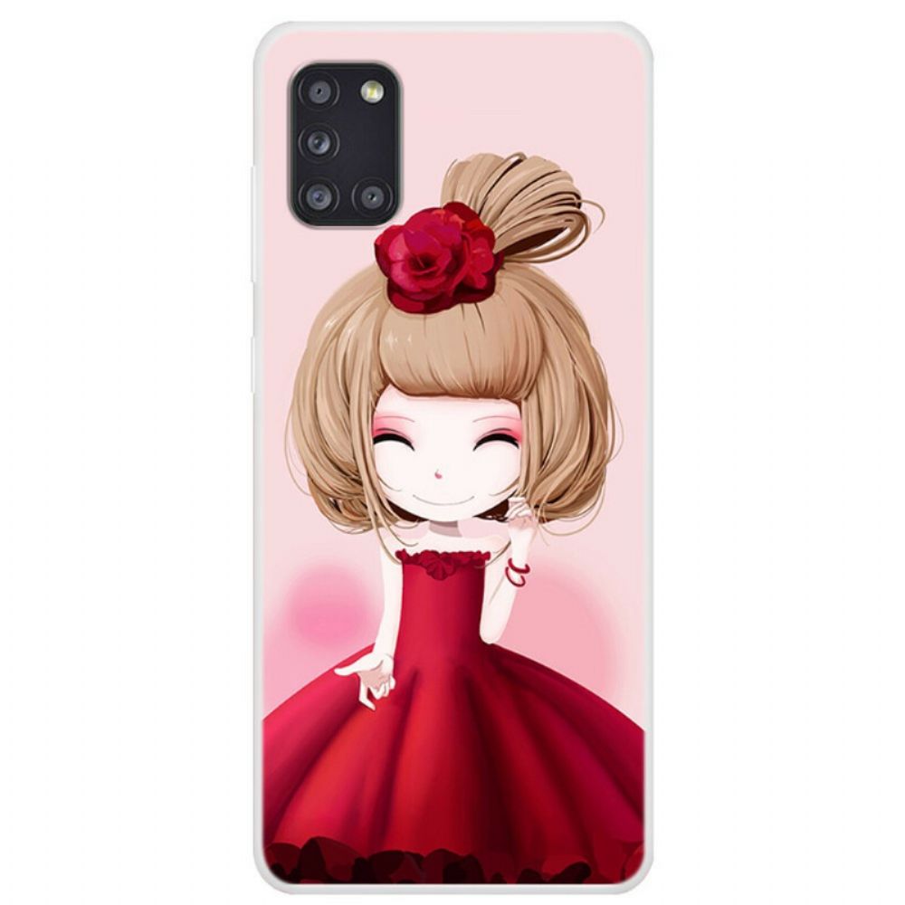 Hoesje voor Samsung Galaxy A31 Manga Dame