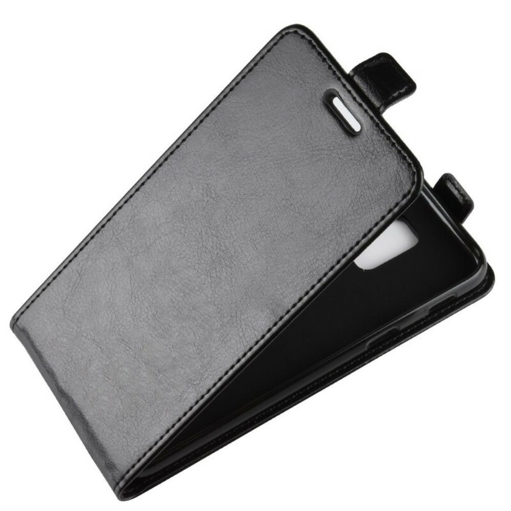 Flip Case voor Samsung Galaxy A6 Folio-hoesje Opvouwbaar Leereffect