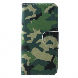 Flip Case voor Samsung Galaxy A6 Militaire Camouflage