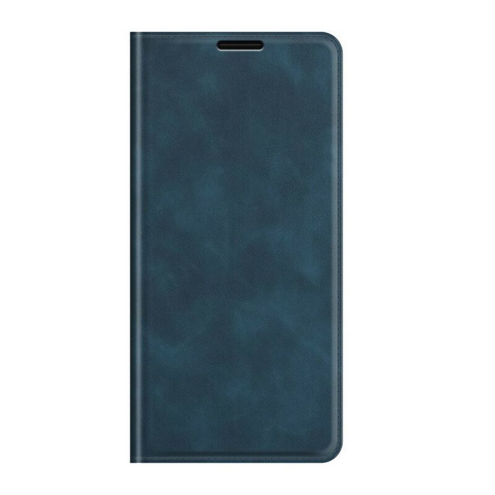 Bescherming Hoesje voor Oppo Find X3 Pro Folio-hoesje Zacht Leereffect