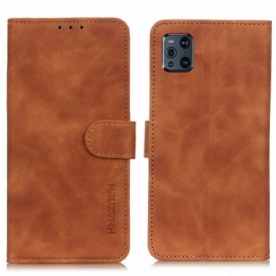 Flip Case voor Oppo Find X3 Pro Mat Vintage Leereffect Khazneh