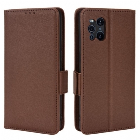 Folio-hoesje voor Oppo Find X3 Pro Flip Case Flap Double Litchi Nieuwe Kleuren