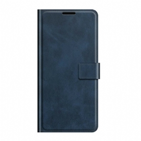 Folio-hoesje voor Oppo Find X3 Pro Slank Extreem Leereffect