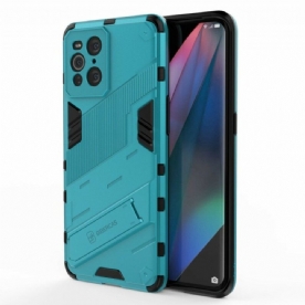 Hoesje voor Oppo Find X3 Pro Handsfree Afneembare Standaard Met Twee Standen