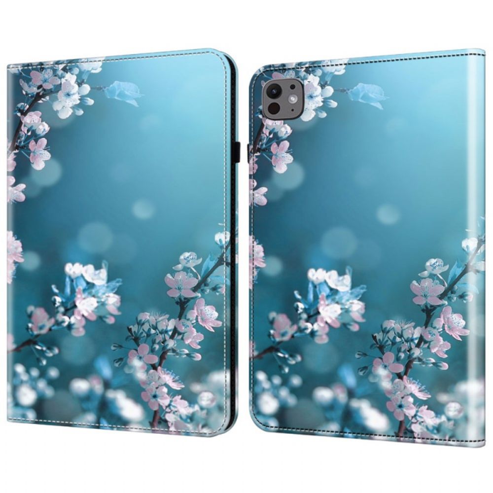 Cover iPad Pro 13 (2024) Perzikbloesems Bescherming Hoesje