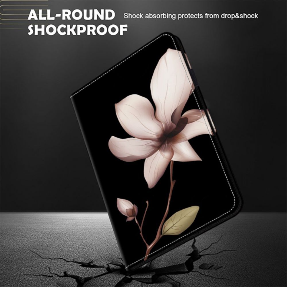 Cover iPad Pro 13 (2024) Roze Bloem