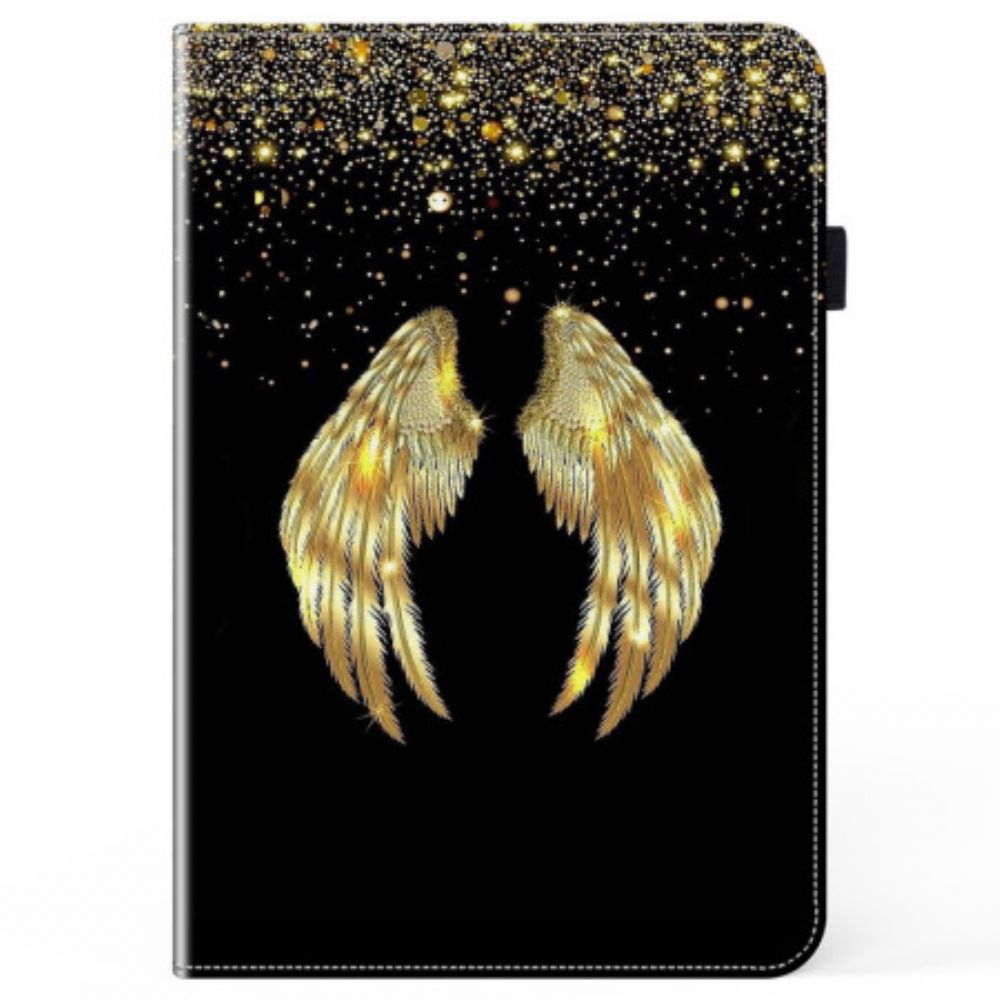 Cover Voor iPad Pro 13 (2024) Gouden Vleugels