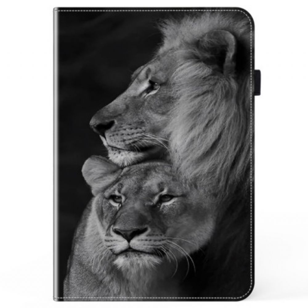 Hoesje Case iPad Pro 13 (2024) Telefoonhoesje Leeuwen