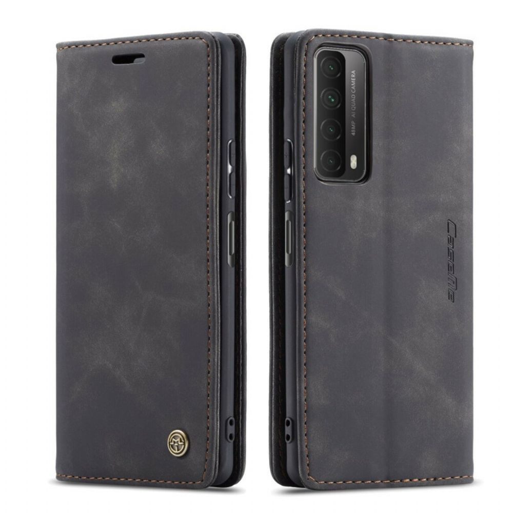 Bescherming Hoesje voor Huawei P Smart 2021 Folio-hoesje Caseme Kunstleer