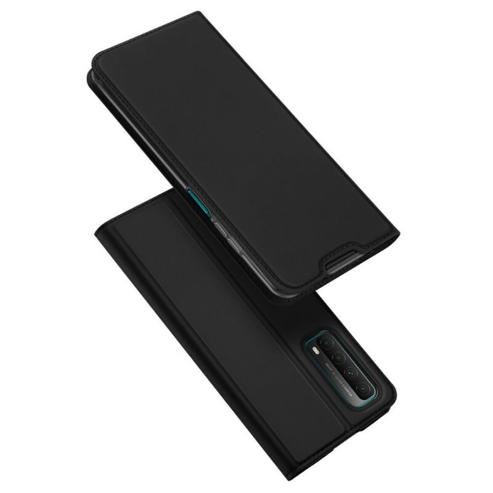 Bescherming Hoesje voor Huawei P Smart 2021 Folio-hoesje Dux Ducis Pro-skin