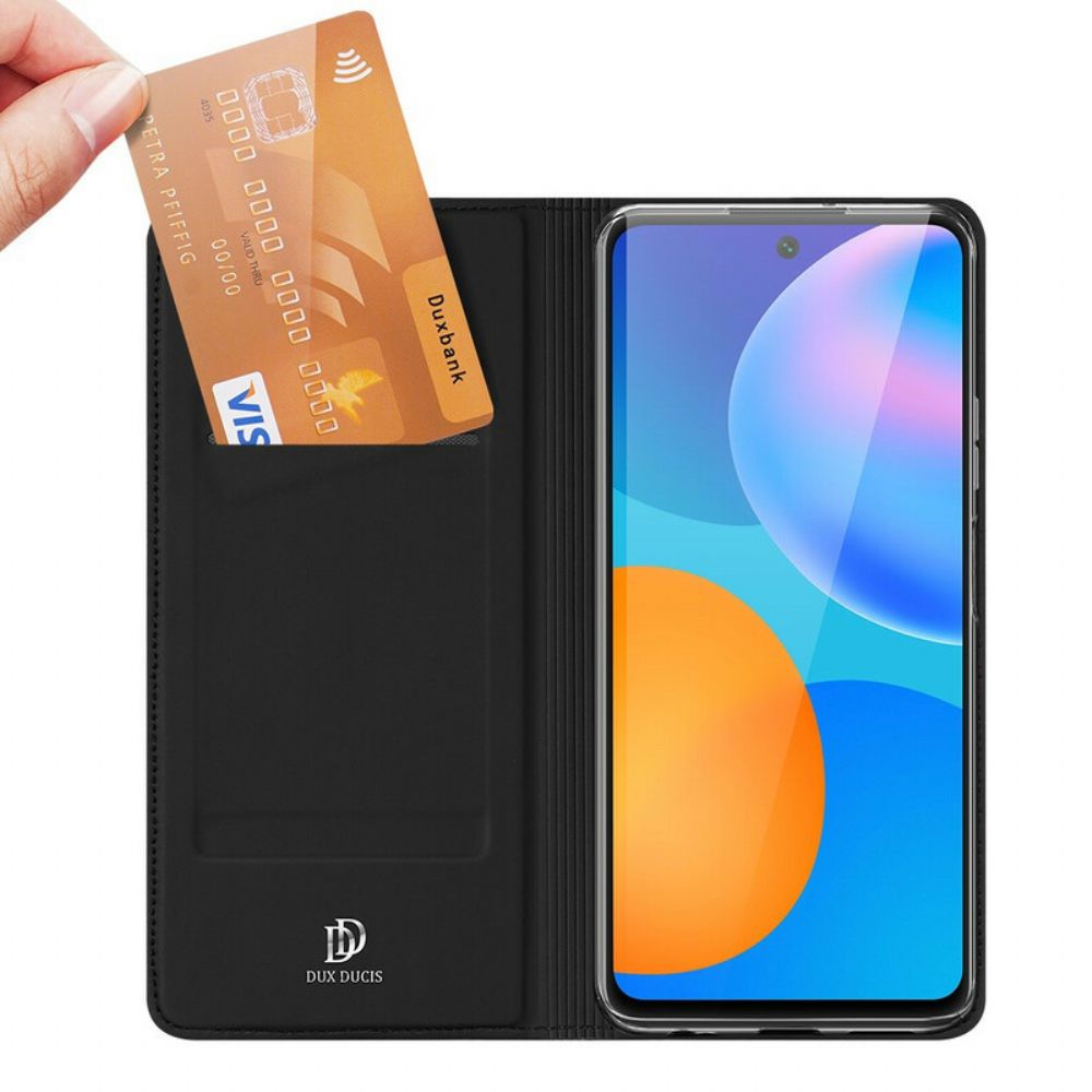 Bescherming Hoesje voor Huawei P Smart 2021 Folio-hoesje Dux Ducis Pro-skin