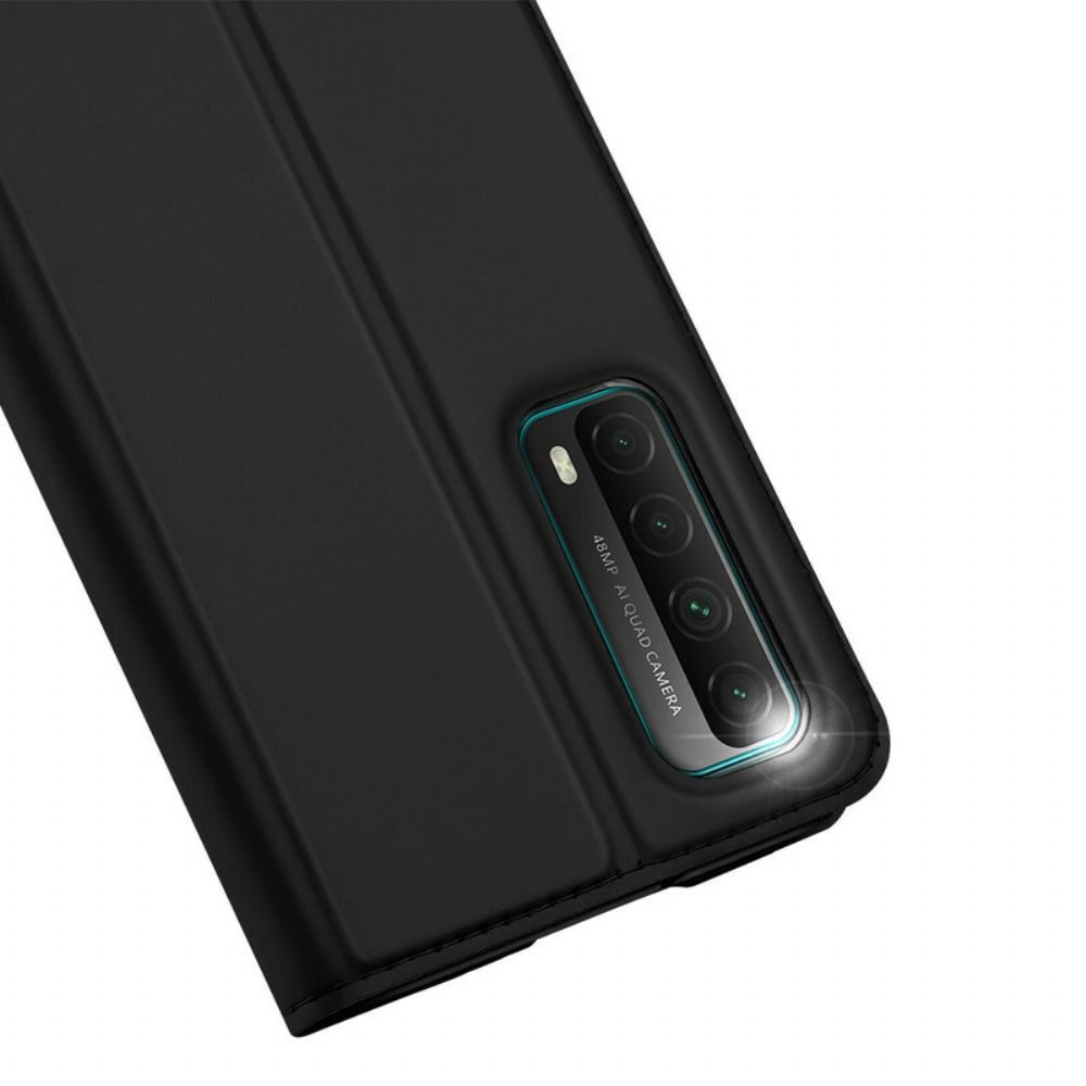 Bescherming Hoesje voor Huawei P Smart 2021 Folio-hoesje Dux Ducis Pro-skin