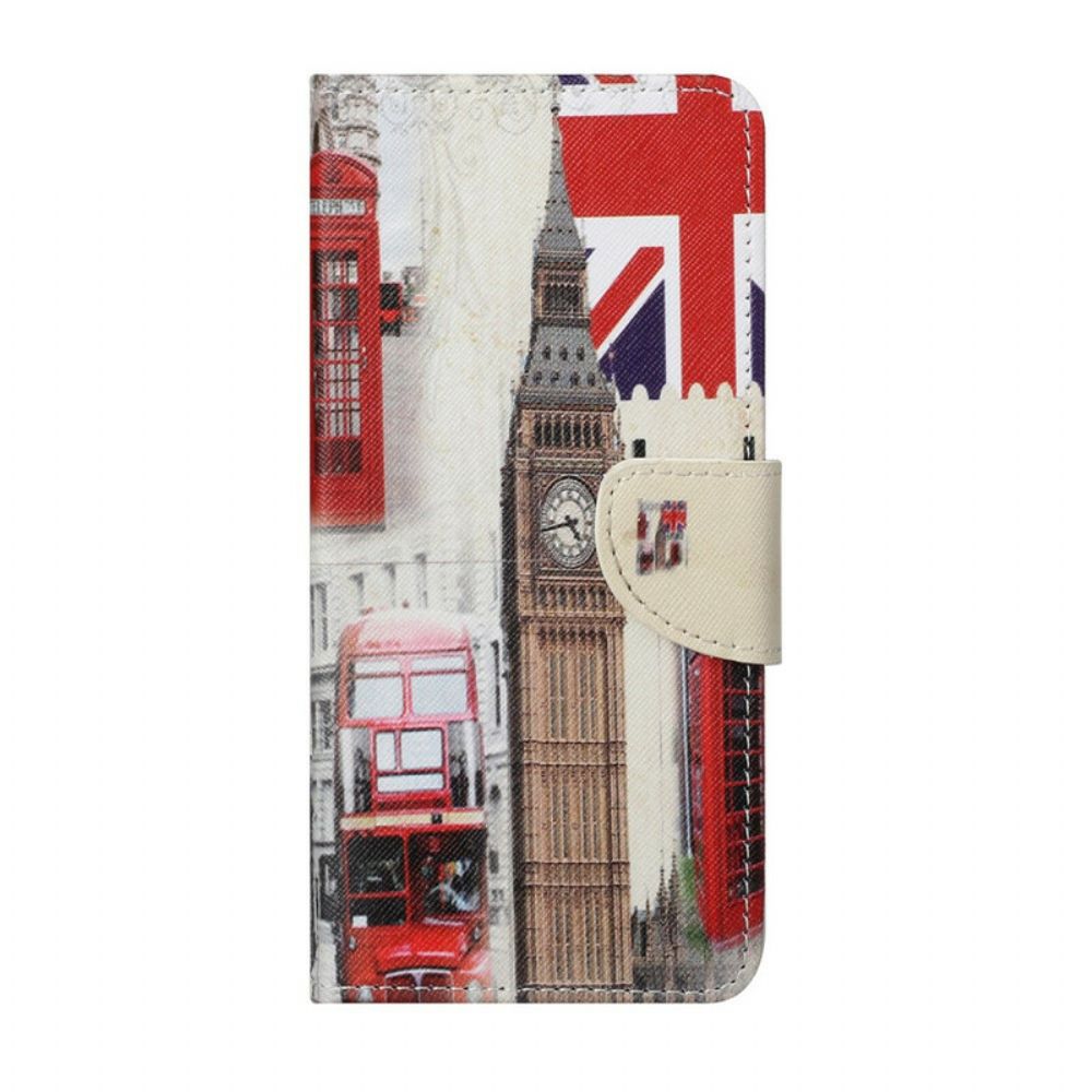 Flip Case voor Huawei P Smart 2021 Londen Leven