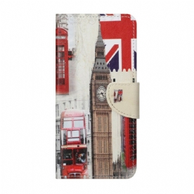 Flip Case voor Huawei P Smart 2021 Londen Leven