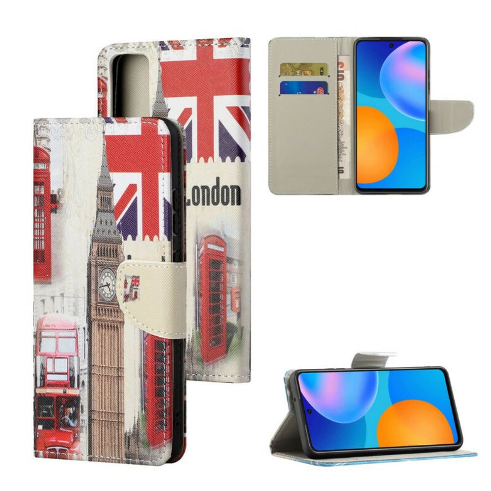 Flip Case voor Huawei P Smart 2021 Londen Leven