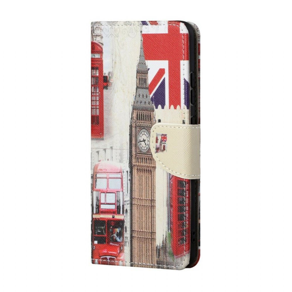 Flip Case voor Huawei P Smart 2021 Londen Leven