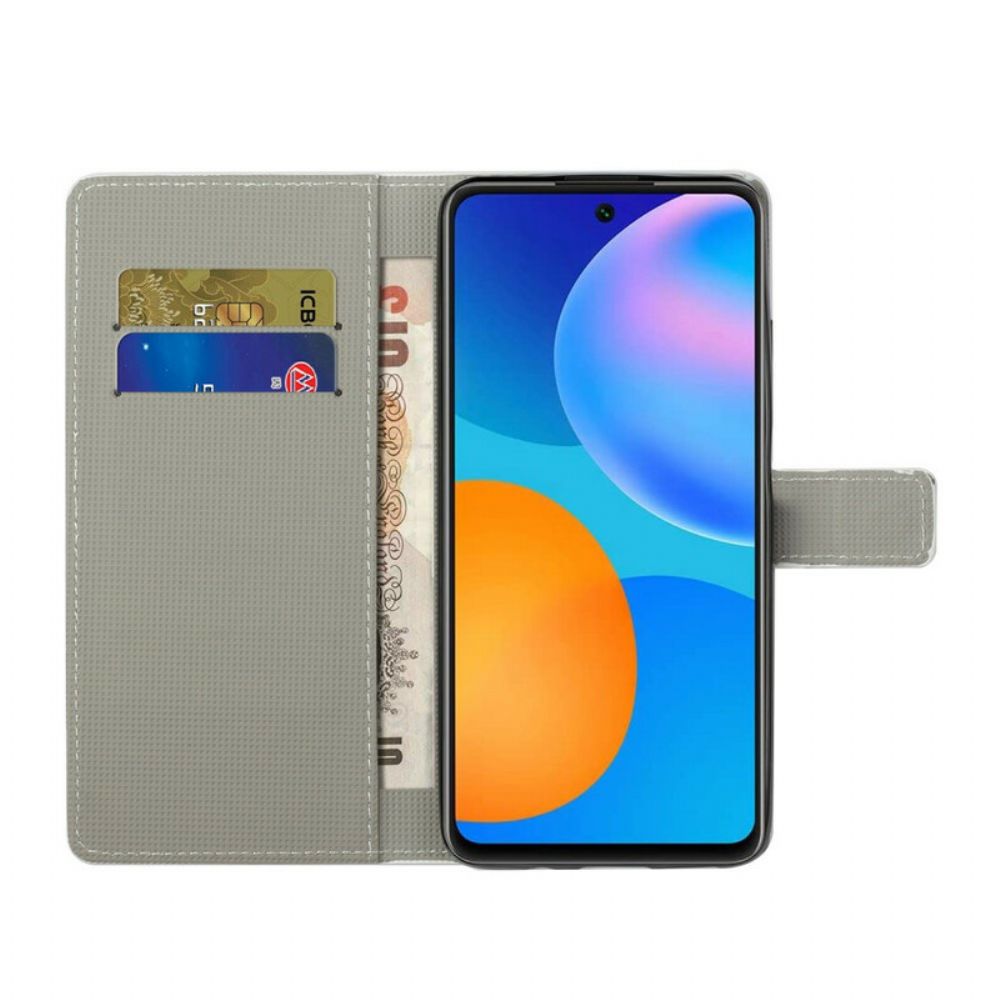 Folio-hoesje voor Huawei P Smart 2021 Tik Op Mijn Mobiele Telefoon