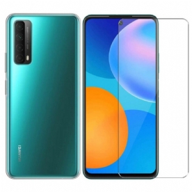 Hoesje voor Huawei P Smart 2021 Combo En Scherm Van Gehard Glas