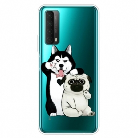 Hoesje voor Huawei P Smart 2021 Grappige Honden