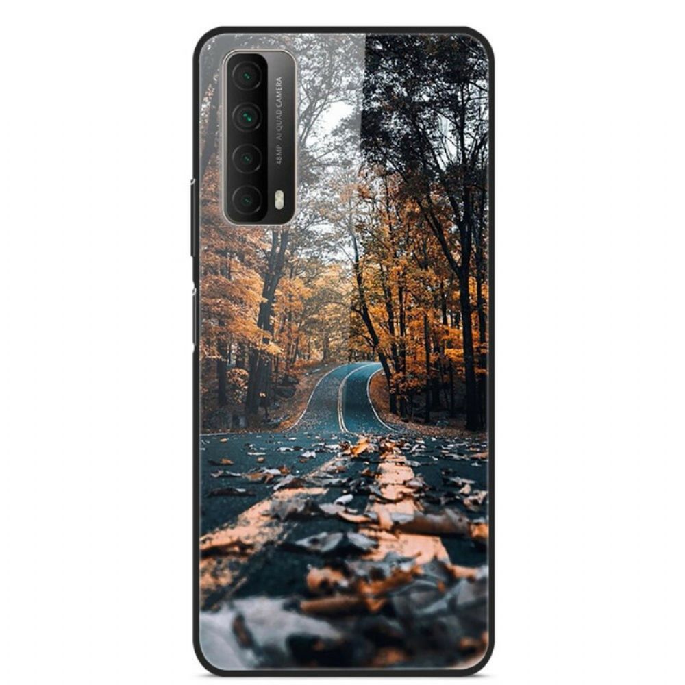 Hoesje voor Huawei P Smart 2021 Happiness Road Gehard Glas