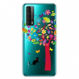 Hoesje voor Huawei P Smart 2021 Kat Onder De Boom