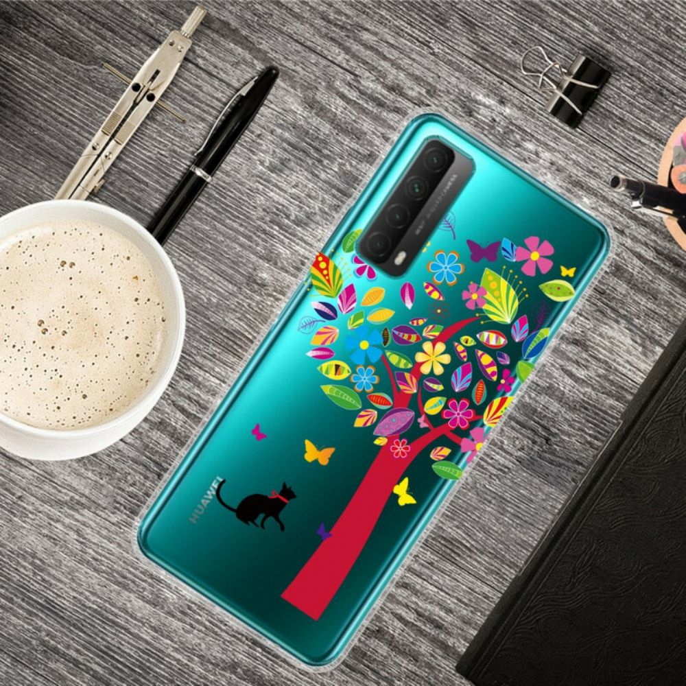 Hoesje voor Huawei P Smart 2021 Kat Onder De Boom