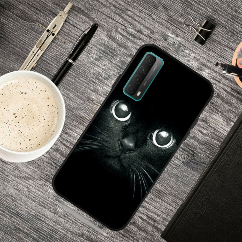 Hoesje voor Huawei P Smart 2021 Kattenogen