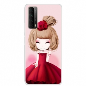 Hoesje voor Huawei P Smart 2021 Manga Dame