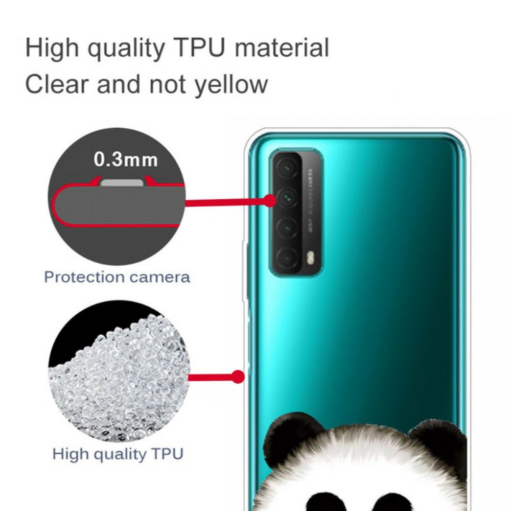 Hoesje voor Huawei P Smart 2021 Transparante Panda