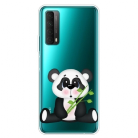 Hoesje voor Huawei P Smart 2021 Transparante Verdrietige Panda