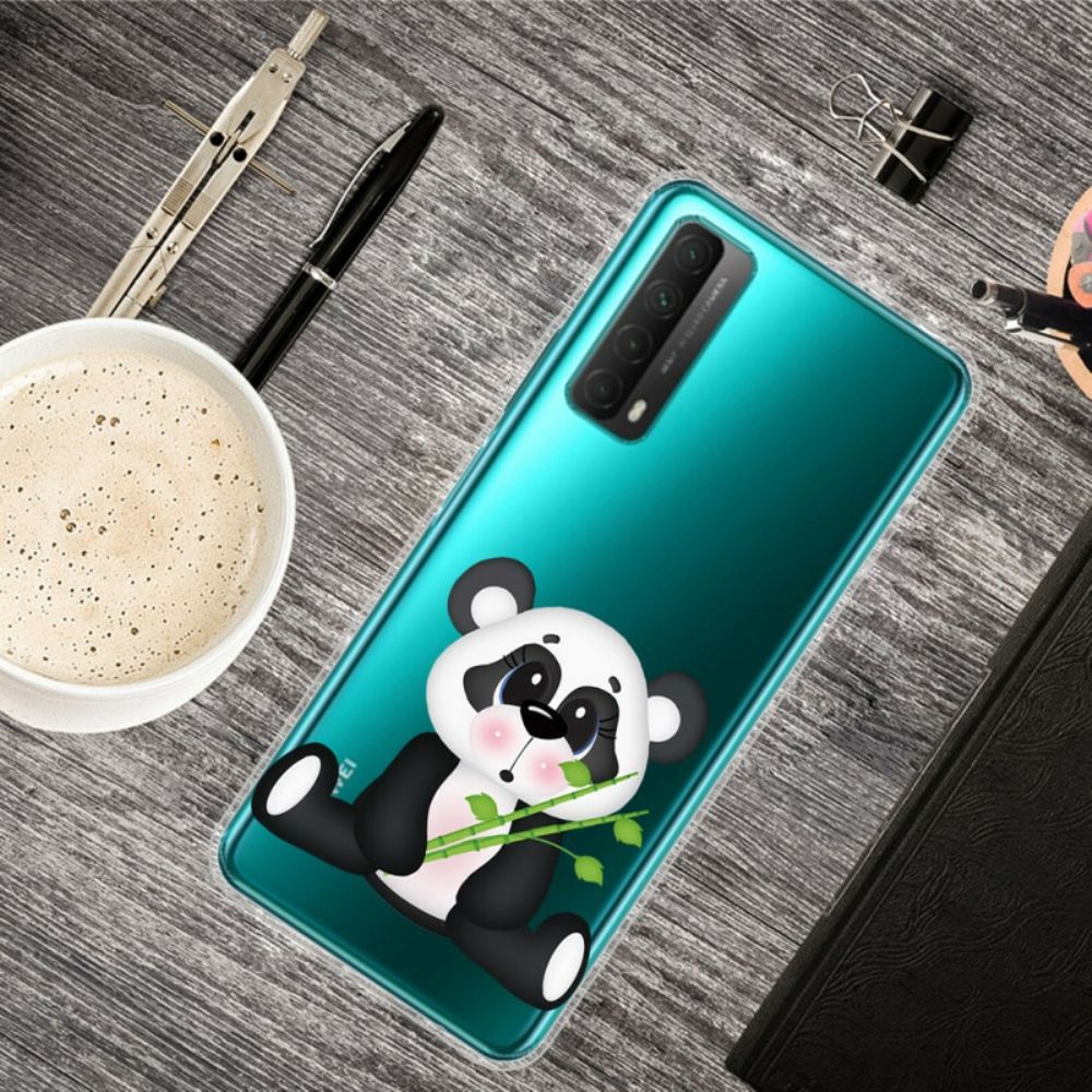 Hoesje voor Huawei P Smart 2021 Transparante Verdrietige Panda