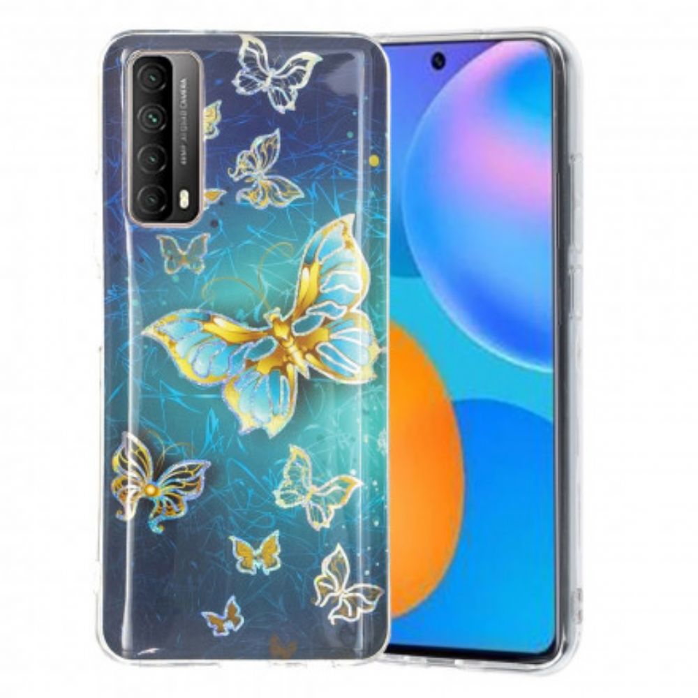 Hoesje voor Huawei P Smart 2021 Vlinders Ontwerp