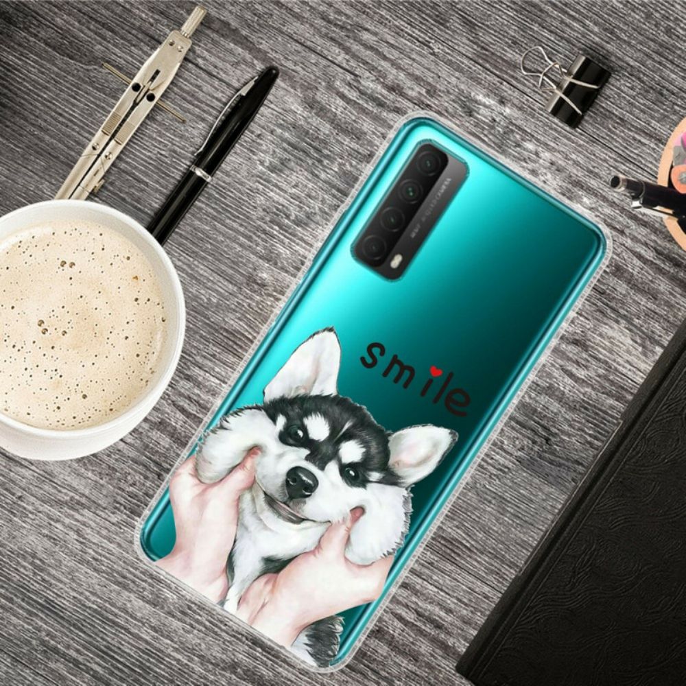 Hoesje voor Huawei P Smart 2021 Wolfenkop En Glimlach