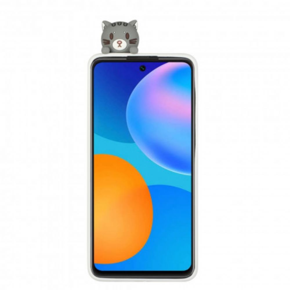 Telefoonhoesje voor Huawei P Smart 2021 Mooi Poesje 3d