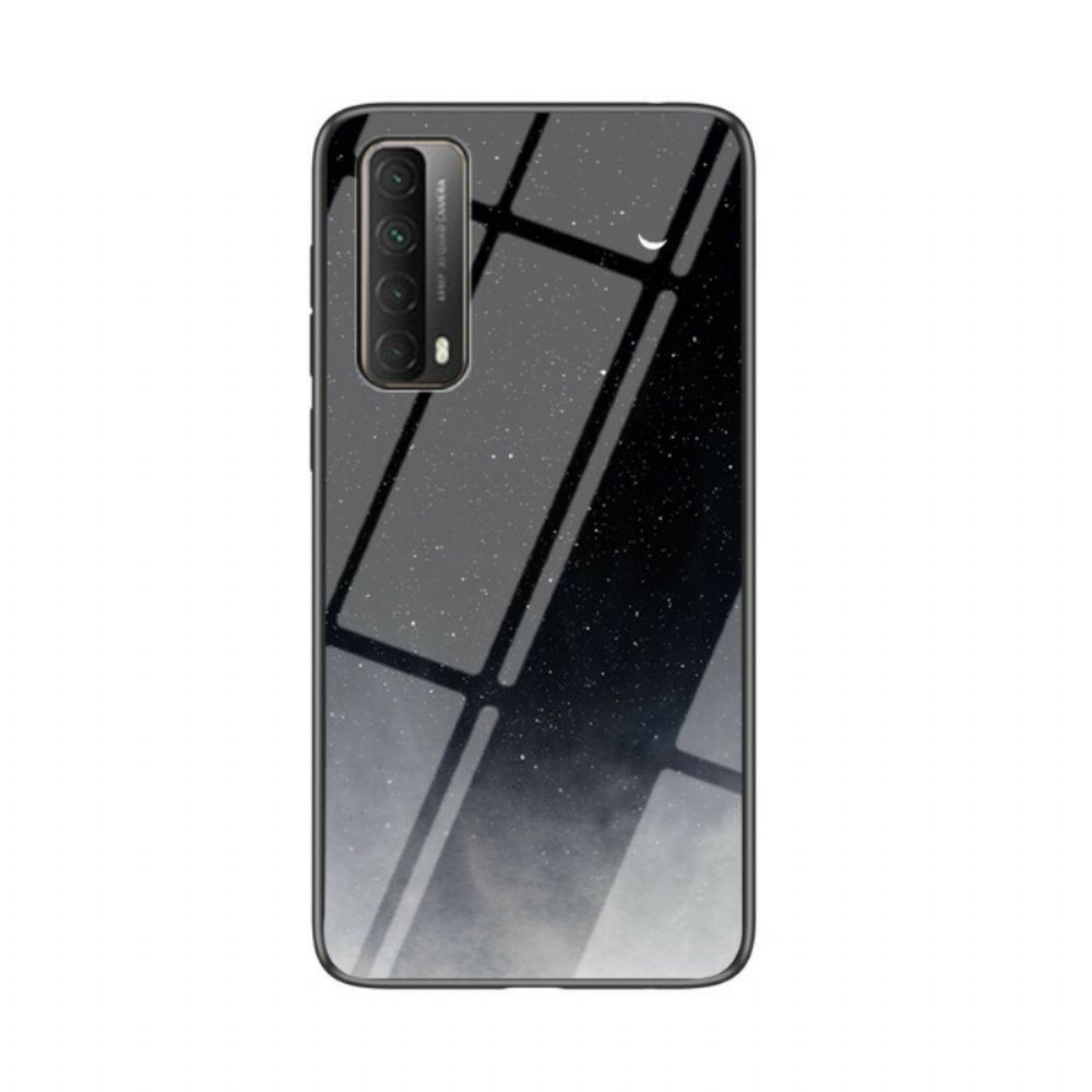 Telefoonhoesje voor Huawei P Smart 2021 Premium Kleuren Gehard Glas