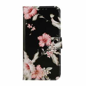 Bescherming Hoesje voor Huawei Y6p Folio-hoesje Meerdere Bloemen