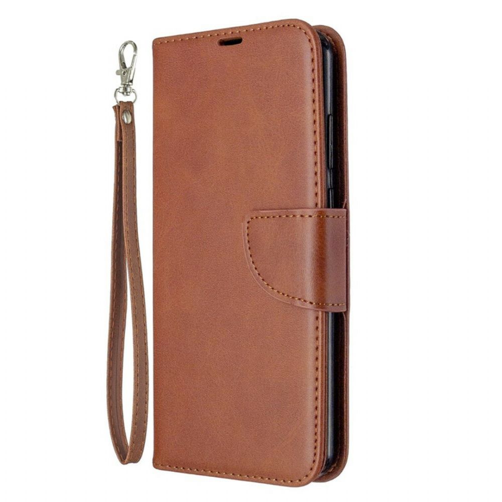 Folio-hoesje voor Huawei Y6p Flip Case Gladde Schuine Klep