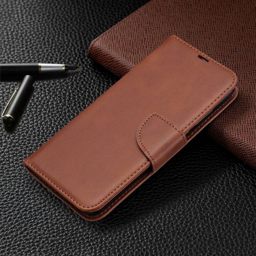 Folio-hoesje voor Huawei Y6p Flip Case Gladde Schuine Klep