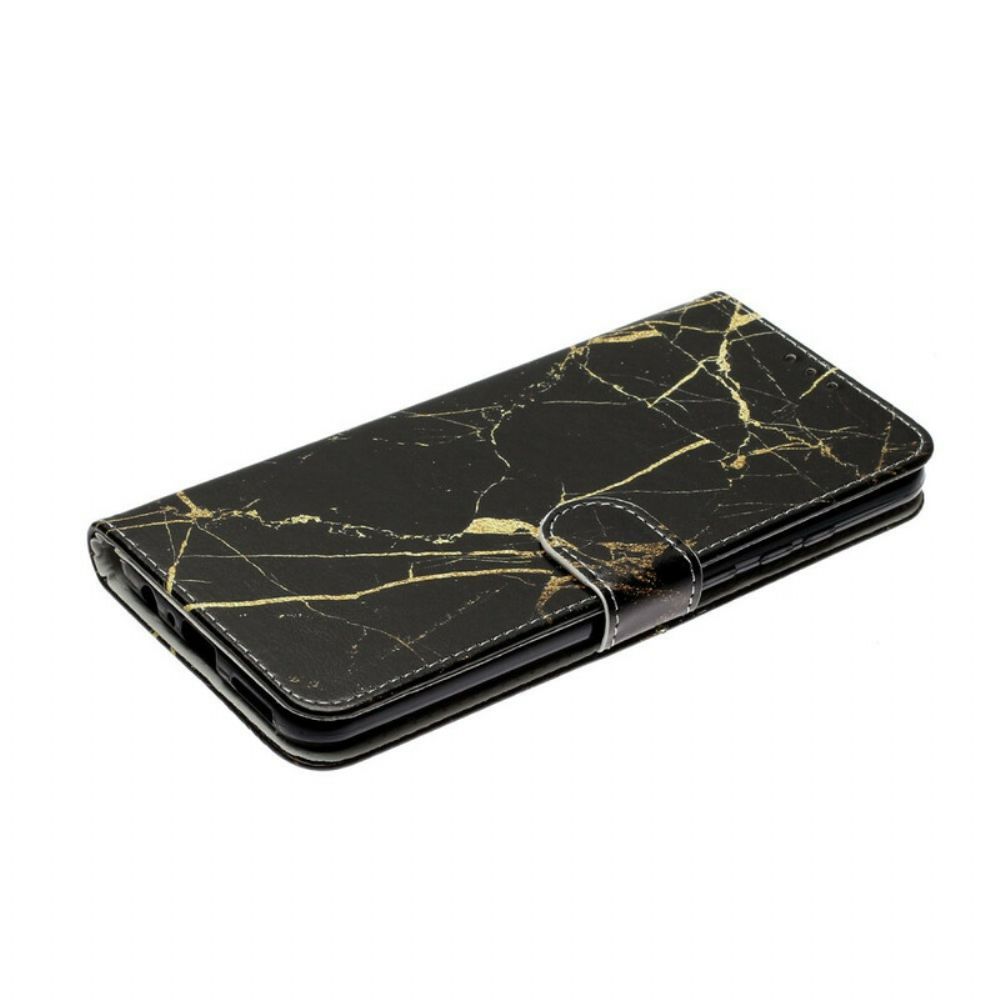 Folio-hoesje voor Huawei Y6p Marmer