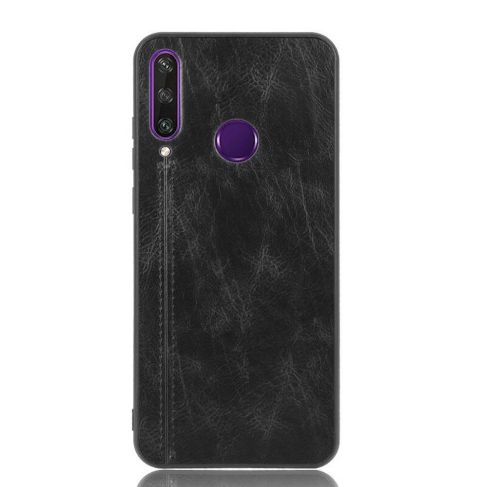 Hoesje voor Huawei Y6p Naad Leereffect