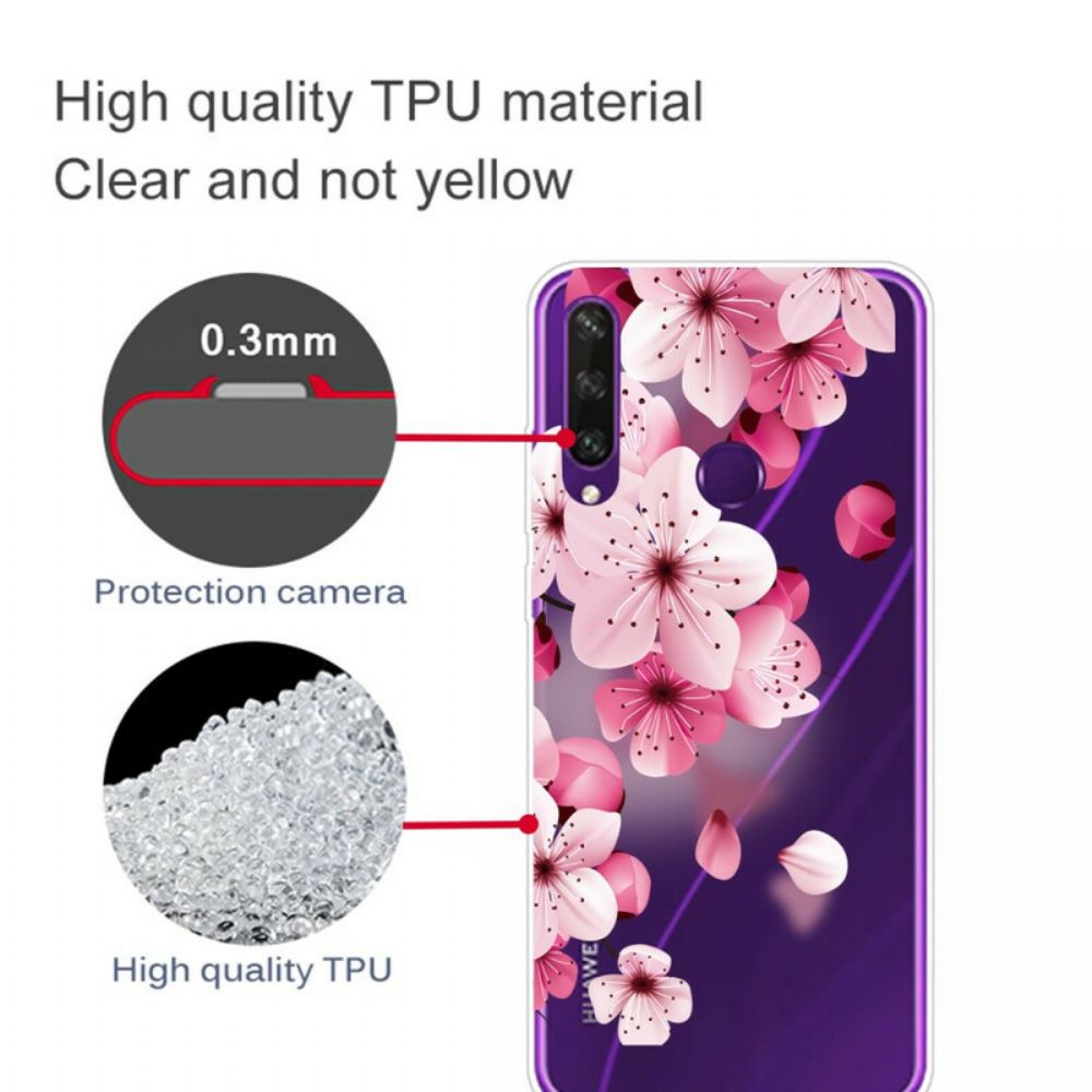 Hoesje voor Huawei Y6p Premium Bloemen