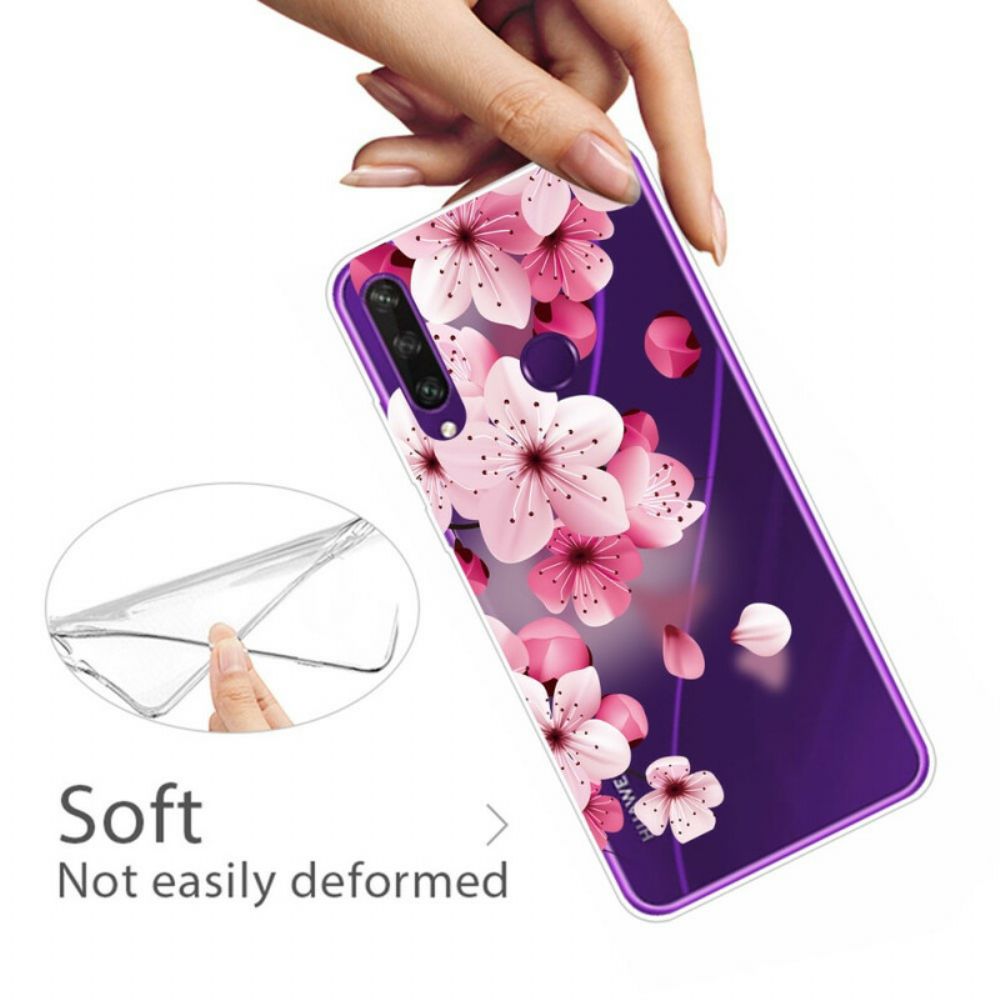 Hoesje voor Huawei Y6p Premium Bloemen