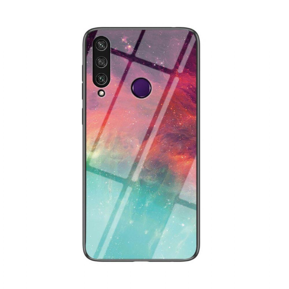 Hoesje voor Huawei Y6p Premium Kleuren Gehard Glas